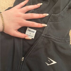 Gymshark Charcoal Zip-Up Jacket